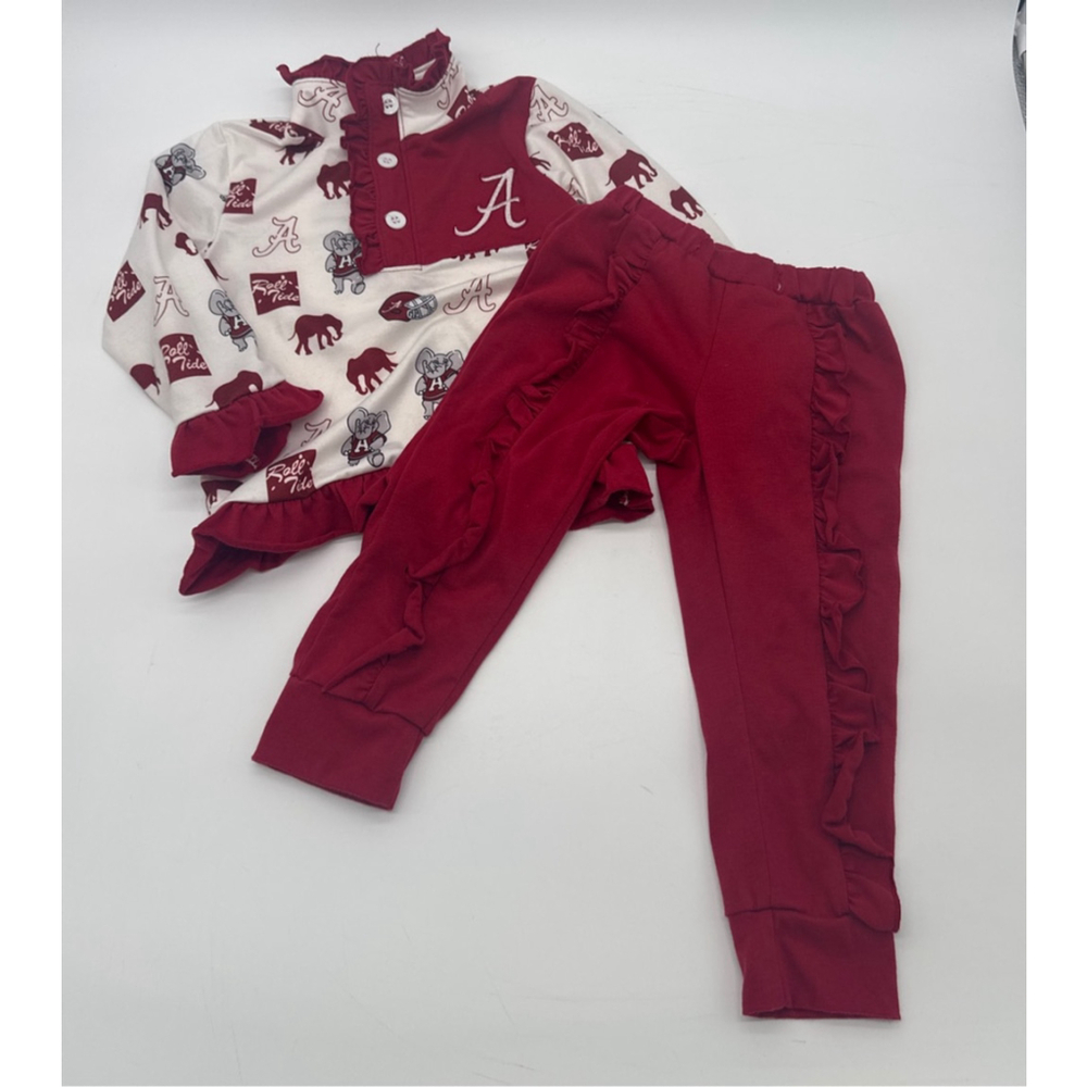 ALABAMA Crimson Tide Pant Set 3T